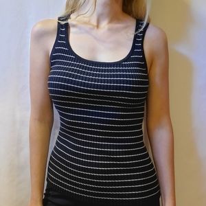 Ralph Lauren Striped Navy Tank